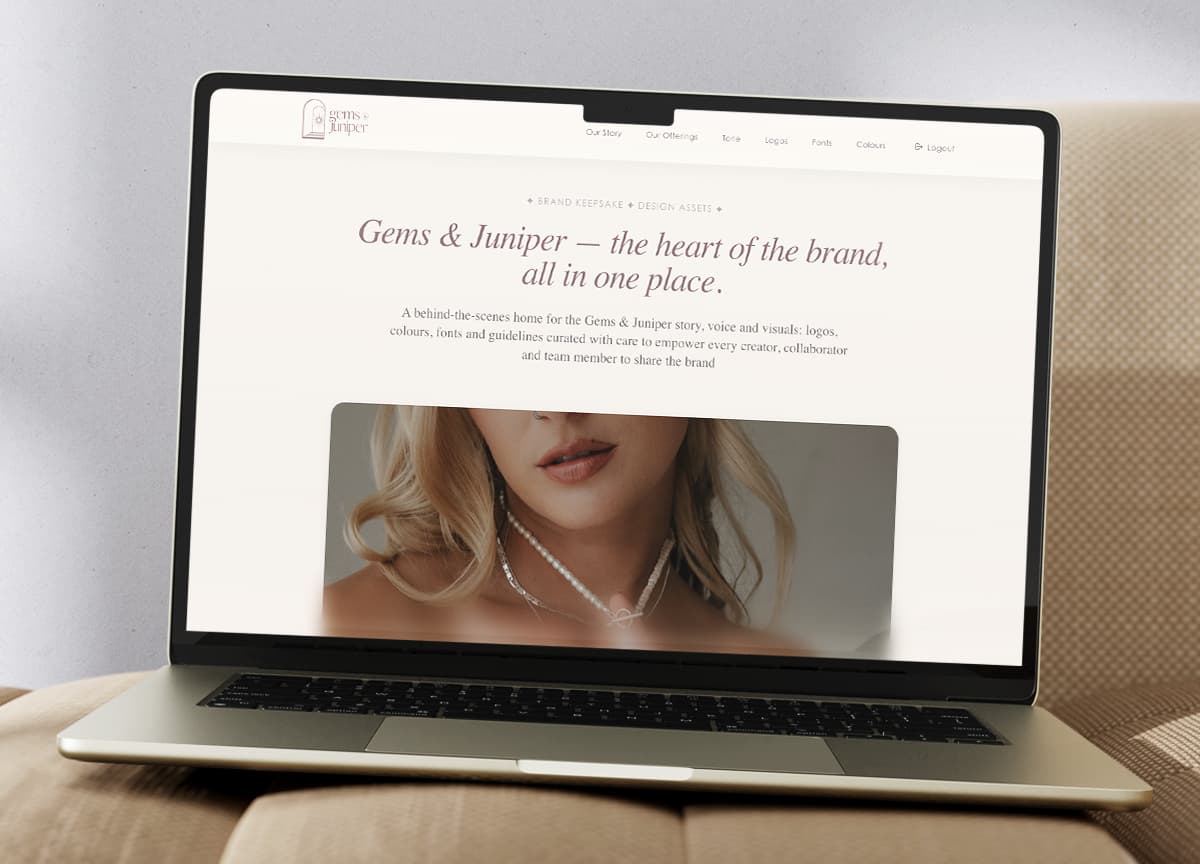 Gems & Juniper Brand Portal